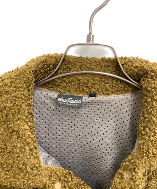 WILD THINGS（ワイルドシングス）WILD THINGS (ワイルドシングス) ボアジャケット オリーブ サイズ:Lの古着・服飾アイテム