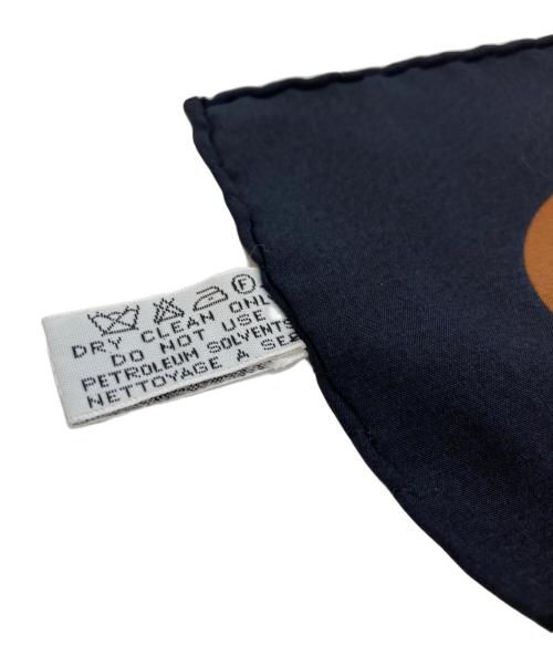 CHANEL（シャネル）CHANEL (シャネル) 大判スカーフ ブラック×ブラウンの古着・服飾アイテム