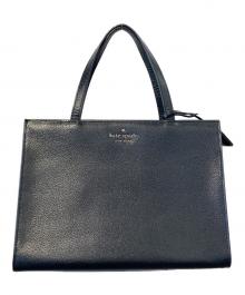 Kate Spade（ケイトスペード）の古着「ハンドレザーバッグ」｜ブラック