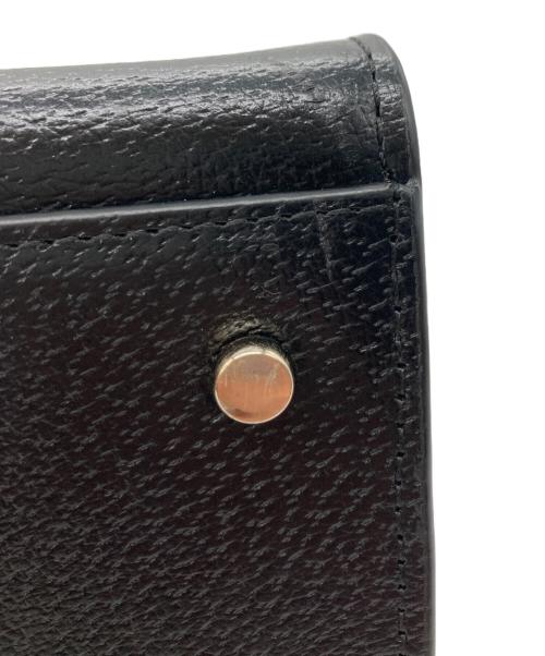 Kate Spade（ケイトスペード）Kate Spade (ケイトスペード) ハンドレザーバッグ ブラックの古着・服飾アイテム