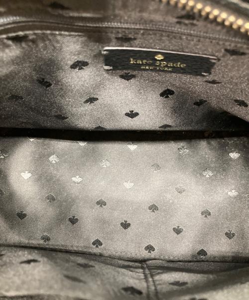 Kate Spade（ケイトスペード）Kate Spade (ケイトスペード) ハンドレザーバッグ ブラックの古着・服飾アイテム