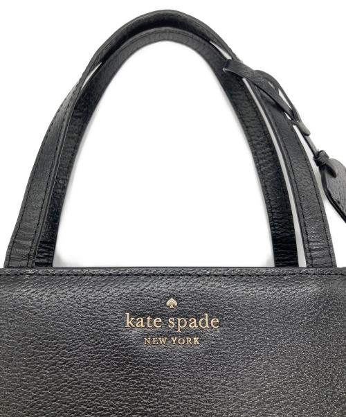 Kate Spade（ケイトスペード）Kate Spade (ケイトスペード) ハンドレザーバッグ ブラックの古着・服飾アイテム
