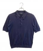 JOHN SMEDLEYジョンスメドレー）の古着「ポロシャツ」｜ネイビー