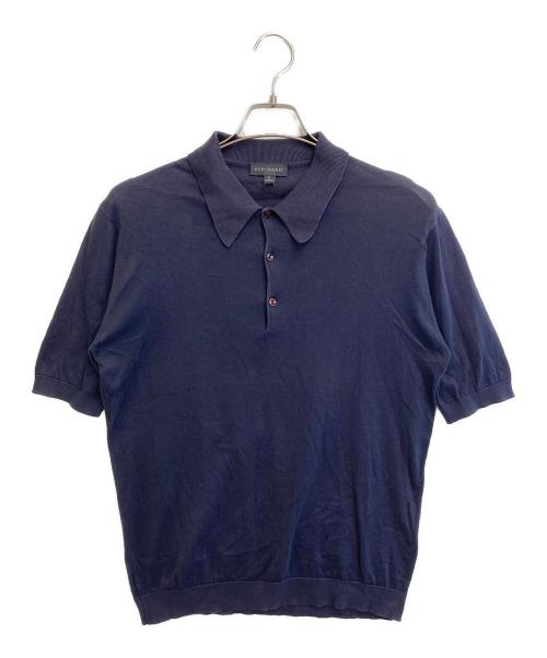 JOHN SMEDLEY（ジョンスメドレー）JOHN SMEDLEY (ジョンスメドレー) ポロシャツ ネイビー サイズ:Sの古着・服飾アイテム