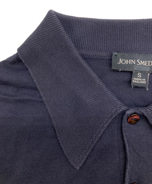 JOHN SMEDLEY（ジョンスメドレー）JOHN SMEDLEY (ジョンスメドレー) ポロシャツ ネイビー サイズ:Sの古着・服飾アイテム