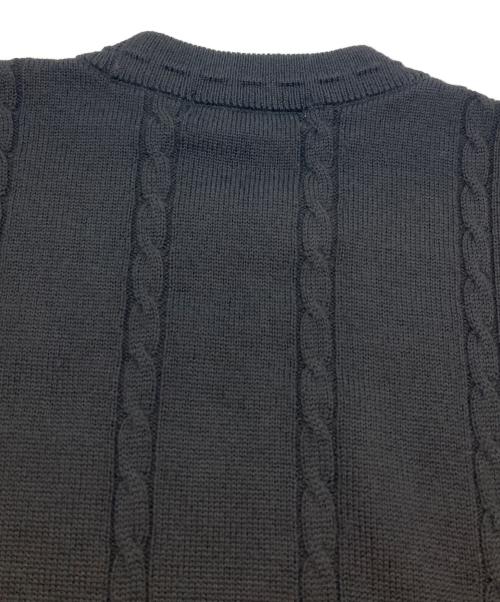 BALENCIAGA（バレンシアガ）BALENCIAGA (バレンシアガ) ウールニット ブラック サイズ:Lの古着・服飾アイテム