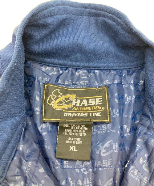 CHASE authentics（チェイスオーセンティック）CHASE authentics (チェイスオーセンティック) LOWE'Sレーシングジャケット グレー×ブルー サイズ:XLの古着・服飾アイテム