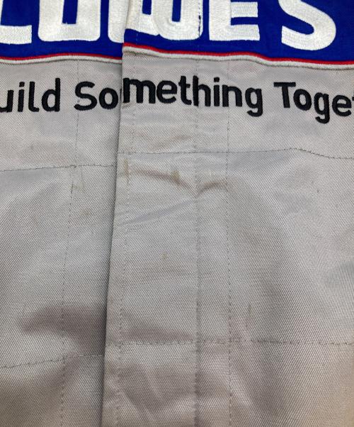 CHASE authentics（チェイスオーセンティック）CHASE authentics (チェイスオーセンティック) LOWE'Sレーシングジャケット グレー×ブルー サイズ:XLの古着・服飾アイテム