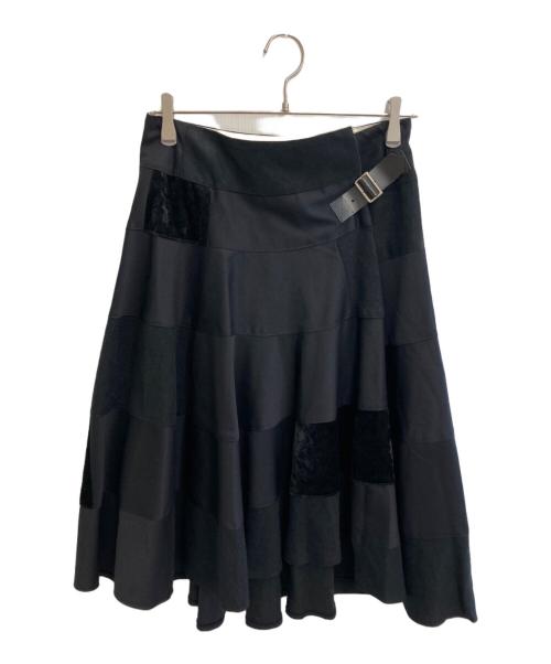 tricot COMME des GARCONS（トリココムデギャルソン）tricot COMME des GARCONS (トリココムデギャルソン) ラップスカート ブラック サイズ:Sの古着・服飾アイテム
