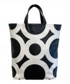 COMME des GARCONSコムデギャルソン）の古着「スクエアシンボルバッグS」｜ホワイト×ブラック