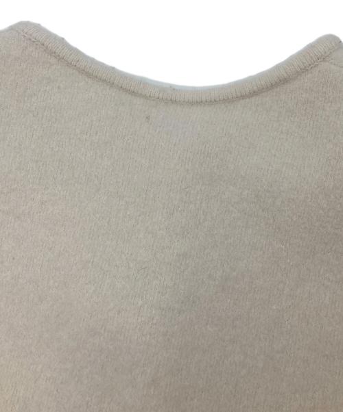 BALLSEY（ボールジィ）BALLSEY (ボールジィ) ダブルフェイスフォックス ウエストギャザーカーディガン ベージュ サイズ:Sの古着・服飾アイテム