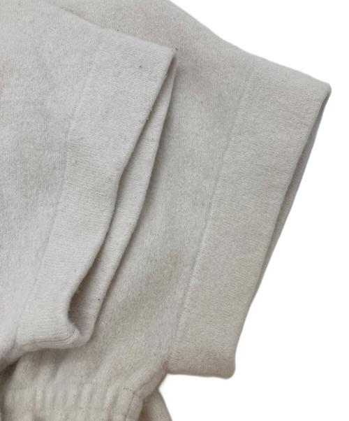 BALLSEY（ボールジィ）BALLSEY (ボールジィ) ダブルフェイスフォックス ウエストギャザーカーディガン ベージュ サイズ:Sの古着・服飾アイテム