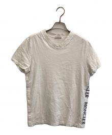 MONCLER（モンクレール）の古着「VネックサイドロゴTシャツ」｜ホワイト