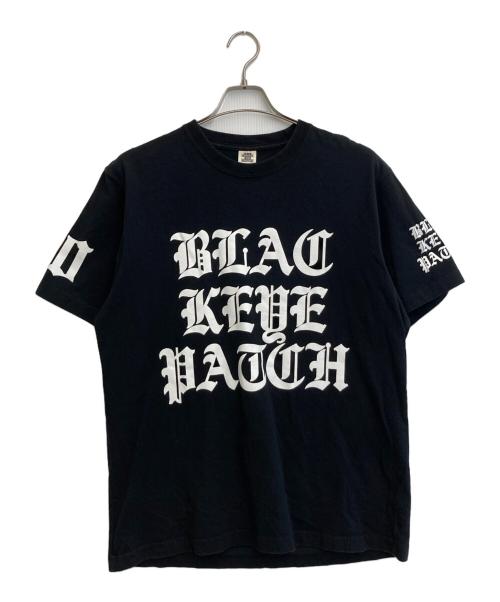 THE BLACK EYE PATCH（ブラックアイパッチ）THE BLACK EYE PATCH (ブラックアイパッチ) HEAVY BLACKLETTERS Tee ブラック サイズ:SIZE Lの古着・服飾アイテム