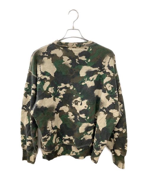 A BATHING APE（ア ベイシング エイプ）A BATHING APE (ア ベイシング エイプ) MAP CAMO CREWNECK RELAXED FIT SWEATSHIRT マルチカラー サイズ:Mの古着・服飾アイテム