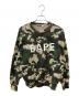 A BATHING APE（ア ベイシング エイプ）の古着「MAP CAMO CREWNECK RELAXED FIT SWEATSHIRT」｜マルチカラー
