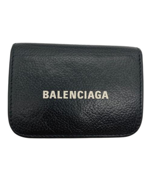 BALENCIAGA（バレンシアガ）BALENCIAGA (バレンシアガ) 3つ折り財布 ブラックの古着・服飾アイテム