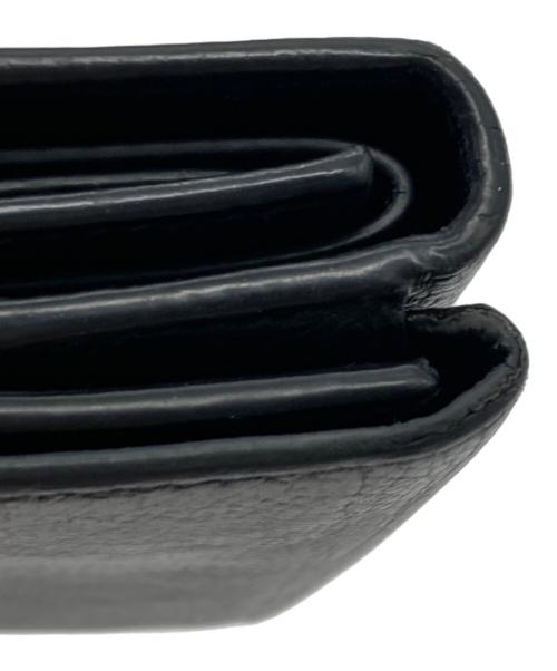 BALENCIAGA（バレンシアガ）BALENCIAGA (バレンシアガ) 3つ折り財布 ブラックの古着・服飾アイテム