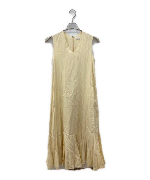 MARIHA（マリハ）MARIHA (マリハ) ノースリーブワンピース イエロー サイズ:36の古着・服飾アイテム