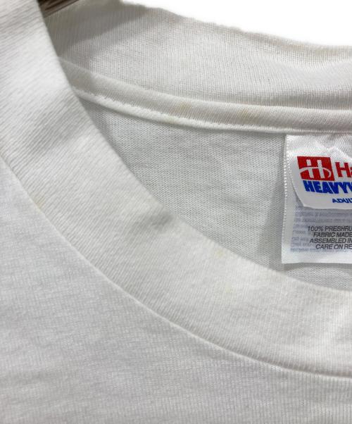 Hanes（ヘインズ）Hanes (ヘインズ) BudweiserプリントT ホワイト サイズ:XLの古着・服飾アイテム