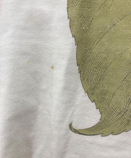 Hanes（ヘインズ）Hanes (ヘインズ) ひまわりプリントＴ ホワイト サイズ:XLの古着・服飾アイテム