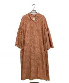 RHC Ron Herman（アールエイチシー ロンハーマン）の古着「フレアスリーブロングワンピース」｜レッド