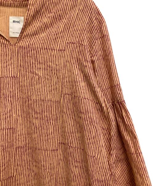 RHC Ron Herman（アールエイチシー ロンハーマン）RHC Ron Herman (アールエイチシー ロンハーマン) フレアスリーブロングワンピース レッド サイズ:-の古着・服飾アイテム