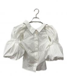 jacquemus（ジャックムス）の古着「パフスリーブブラウス」｜ホワイト