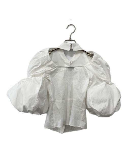 jacquemus（ジャックムス）jacquemus (ジャックムス) パフスリーブブラウス ホワイト サイズ:Mの古着・服飾アイテム