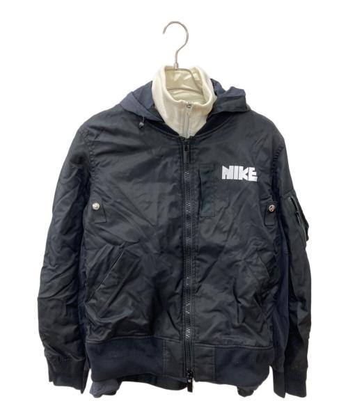NIKE（ナイキ）NIKE (ナイキ) sacai (サカイ) NRG LAYERED JKT ブラック サイズ:Lの古着・服飾アイテム
