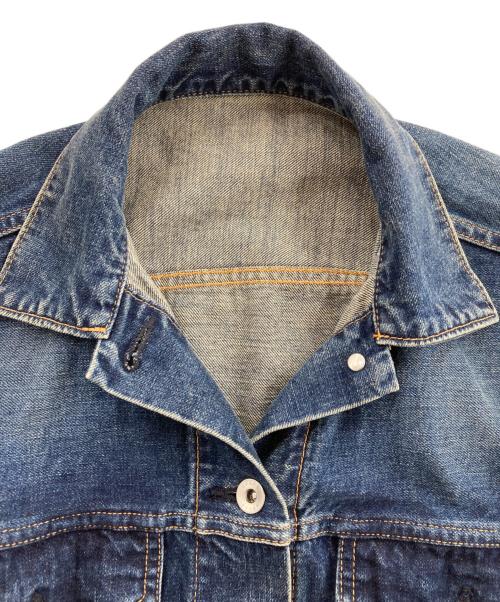 sacai（サカイ）sacai (サカイ) ジップデザインデニムジャケット インディゴ サイズ:1の古着・服飾アイテム