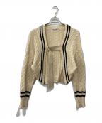 HYKEハイク）の古着「20SS tilden sweater bolero」｜アイボリー