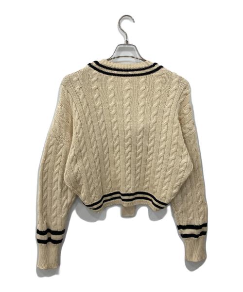 HYKE（ハイク）HYKE (ハイク) 20SS tilden sweater bolero アイボリー サイズ:1の古着・服飾アイテム