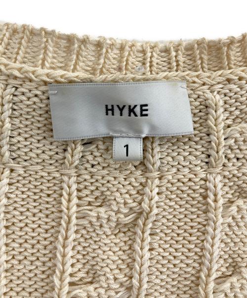 HYKE（ハイク）HYKE (ハイク) 20SS tilden sweater bolero アイボリー サイズ:1の古着・服飾アイテム