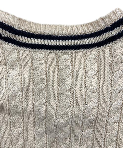 HYKE（ハイク）HYKE (ハイク) 20SS tilden sweater bolero アイボリー サイズ:1の古着・服飾アイテム