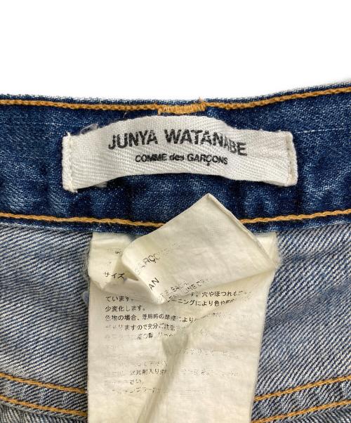 JUNYA WATANABE COMME des GARCONS（(ジュンヤワタナベ コムデギャルソン）JUNYA WATANABE COMME des GARCONS ((ジュンヤワタナベ コムデギャルソン) ダメージデニムパンツ インディゴ サイズ:Mの古着・服飾アイテム