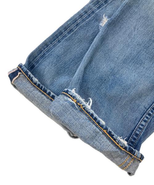 JUNYA WATANABE COMME des GARCONS（(ジュンヤワタナベ コムデギャルソン）JUNYA WATANABE COMME des GARCONS ((ジュンヤワタナベ コムデギャルソン) ダメージデニムパンツ インディゴ サイズ:Mの古着・服飾アイテム