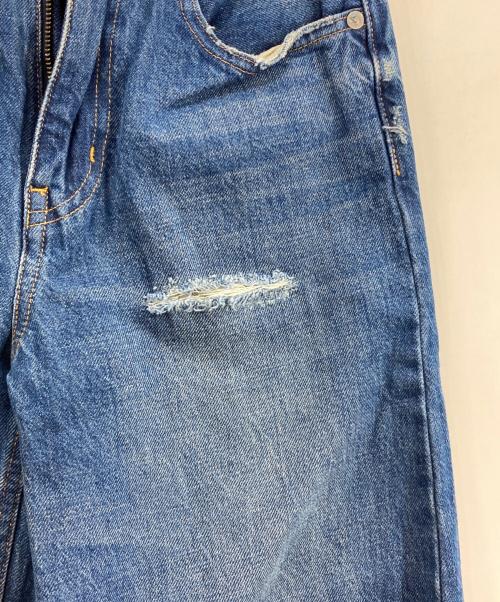 RC（エッレチー）RC (エッレチー) ダメージカーヴィーデニムパンツ インディゴ サイズ:SIZE 81cm (W32)の古着・服飾アイテム