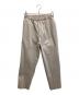mizuiro-ind（ミズイロインド）の古着「センタープレスパンツ」｜アイボリー