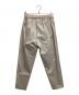 mizuiro-ind (ミズイロインド) センタープレスパンツ アイボリー サイズ:2 未使用品：7000円