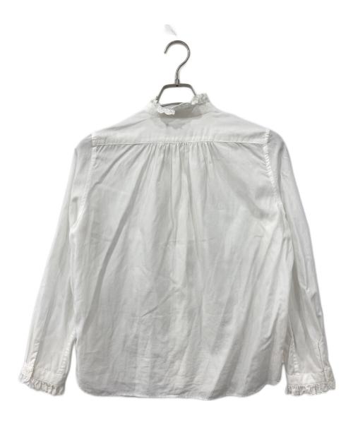 SINME（シンメ）SINME (シンメ) スカラエンブロイダリーシャツ ホワイト サイズ:Mの古着・服飾アイテム