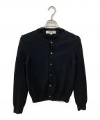 PLAY COMME des GARCONSプレイコムデギャルソン）の古着「ハートワッペンニットカーディガン」｜ブラック