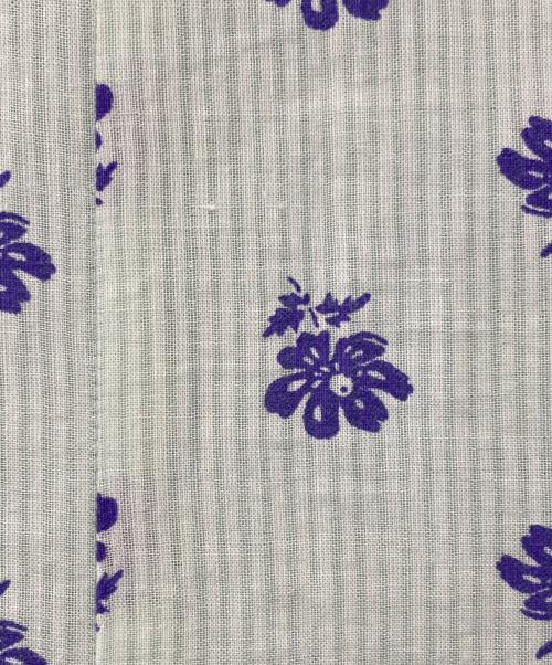 ne quittez pas（ヌキテパ）ne quittez pas (ヌキテパ) Cotton Dobby Stripe Flower Print Gather Dress ミントグリーン サイズ:-の古着・服飾アイテム