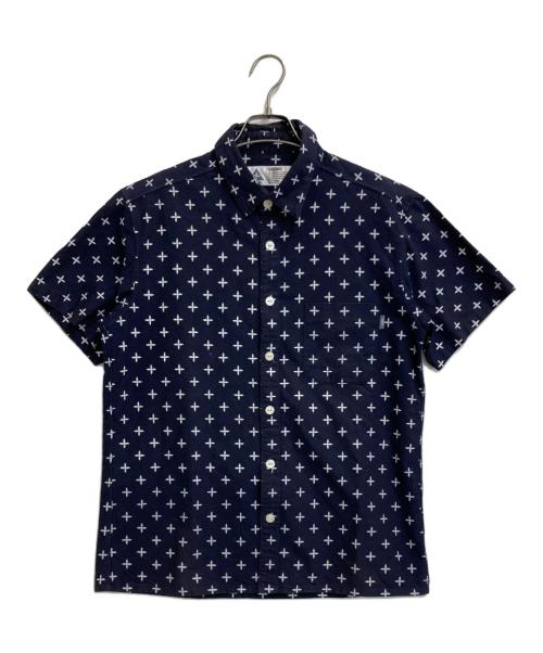 CHALLENGER（チャレンジャー）CHALLENGER (チャレンジャー) 総柄シャツ ネイビー サイズ:Lの古着・服飾アイテム