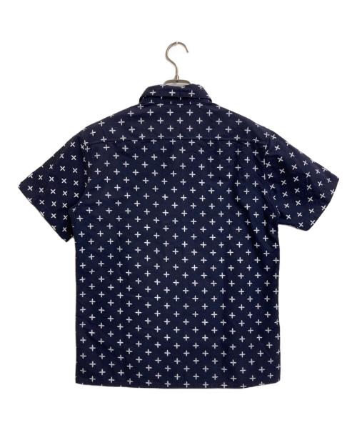 CHALLENGER（チャレンジャー）CHALLENGER (チャレンジャー) 総柄シャツ ネイビー サイズ:Lの古着・服飾アイテム