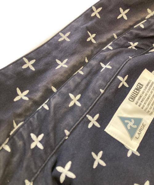 CHALLENGER（チャレンジャー）CHALLENGER (チャレンジャー) 総柄シャツ ネイビー サイズ:Lの古着・服飾アイテム