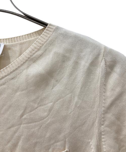 CHANEL（シャネル）CHANEL (シャネル) 半袖ニット アイボリー サイズ:38の古着・服飾アイテム