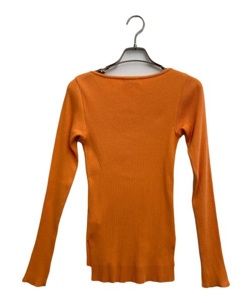 AURALEE（オーラリー）AURALEE (オーラリー) Ron Herman (ロンハーマン) リブニット オレンジの古着・服飾アイテム