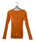 AURALEE（オーラリー）の古着「リブニット」｜オレンジ