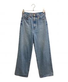 NEEDBY（ニードバイ）の古着「LUNA ハイライズルーズストレートデニム」｜インディゴ